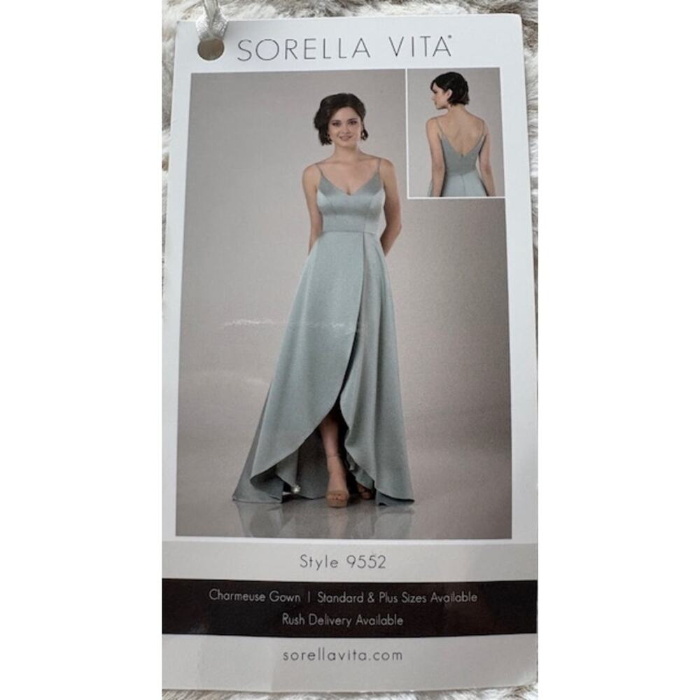NWT Satin Formal Gown 12 Soft Glam Old Hollywood Romantic Ethereal Princesscore - Picture 7 of 9